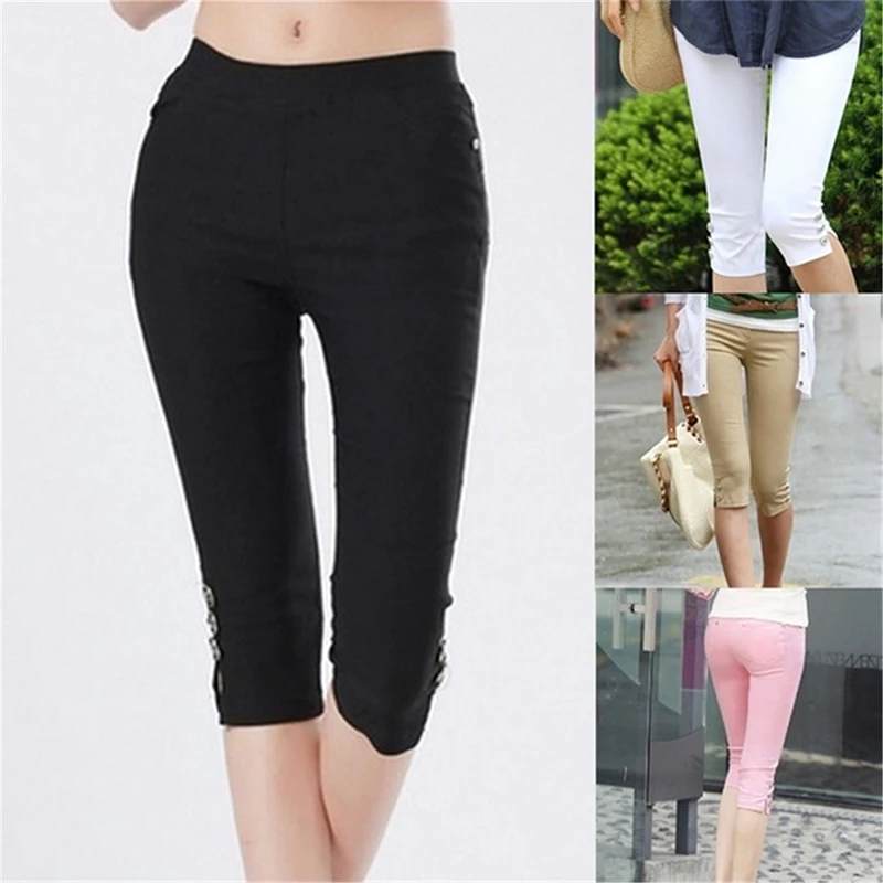 Plus Size Fashion Women's Leggings Simple Ladies Cropped Pencil Pants Casual Solid Color Slimming Leggings For Women
Plus Size Fashion Women's Leggings Simple Ladies Cropped Pencil Pants Casual Solid Color Slimming Leggings For Women