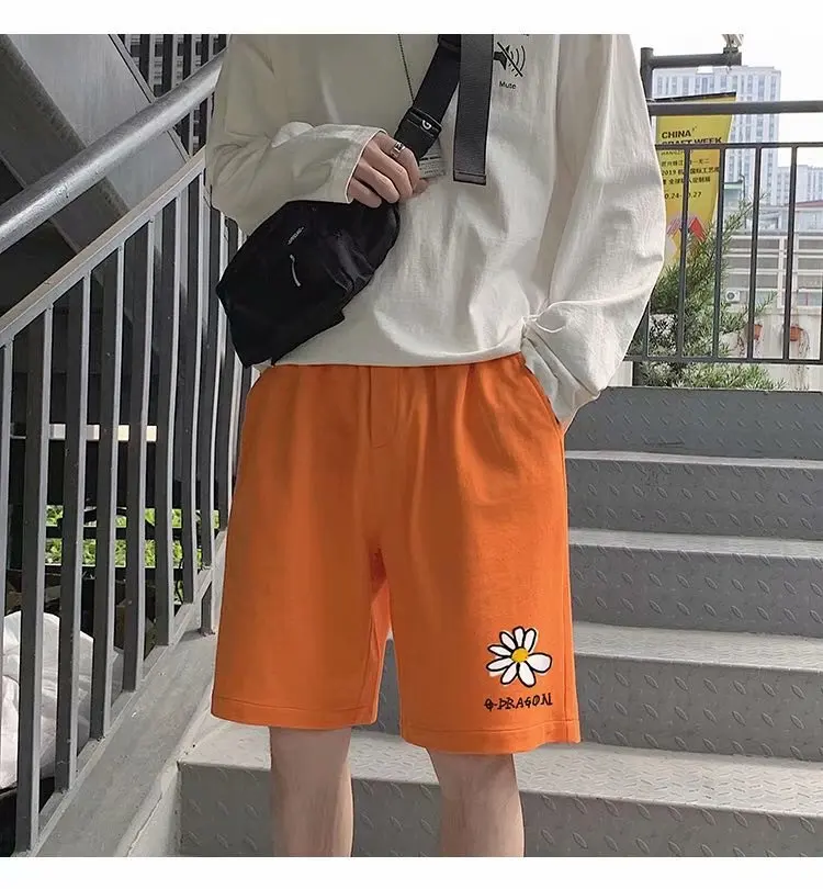 Korea Streetwear Men's Shorts Solid Color Chrysanthemum Harajuku Comfortable Fashion Sports Pants Hip-Hop Loose Casual Shorts
Korea Streetwear Men's Shorts Solid Color Chrysanthemum Harajuku Comfortable Fashion Sports Pants Hip-Hop Loose Casual Shorts