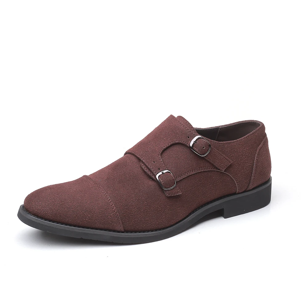 Men Fashion Business Casual All-match Dress Shoes Handmade Color Matching Suede Stitching PU Round Toe Buckle Monk Oxford Shoes
Men Fashion Business Casual All-match Dress Shoes Handmade Color Matching Suede Stitching PU Round Toe Buckle Monk Oxford Shoes