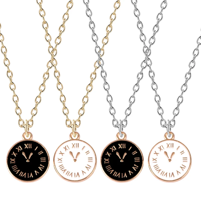 Glamour Lady Necklace Female Compact Design Boho Style Black And White Round Pendant Choker Alloy Chain Fashion Jewelry Gift
Glamour Lady Necklace Female Compact Design Boho Style Black And White Round Pendant Choker Alloy Chain Fashion Jewelry Gift