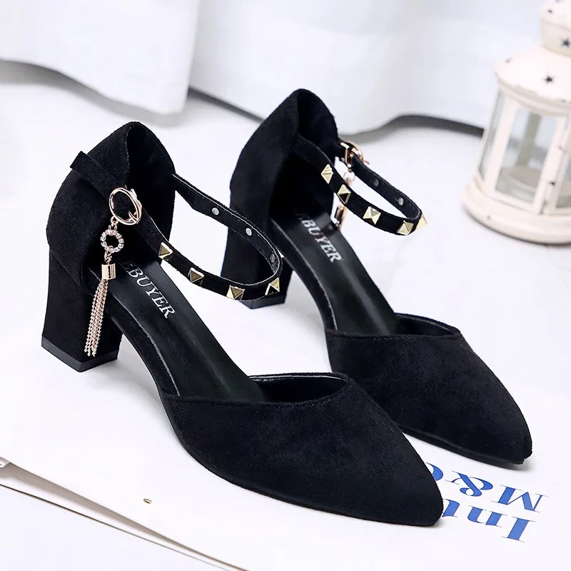 Autumn High Heels Women Pumps Platform Suede Shoes Women Ankle Strap Thick Heeled Ladies Shoes Comfortable Working Shoes
Autumn High Heels Women Pumps Platform Suede Shoes Women Ankle Strap Thick Heeled Ladies Shoes Comfortable Working Shoes