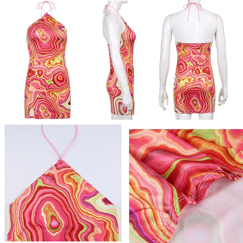 Paisley Mini Dress y2k Fashion Halter Dress Backless Sexy Beach Sundress Women Vintage Summer Party Dress Streetwear
Paisley Mini Dress y2k Fashion Halter Dress Backless Sexy Beach Sundress Women Vintage Summer Party Dress Streetwear