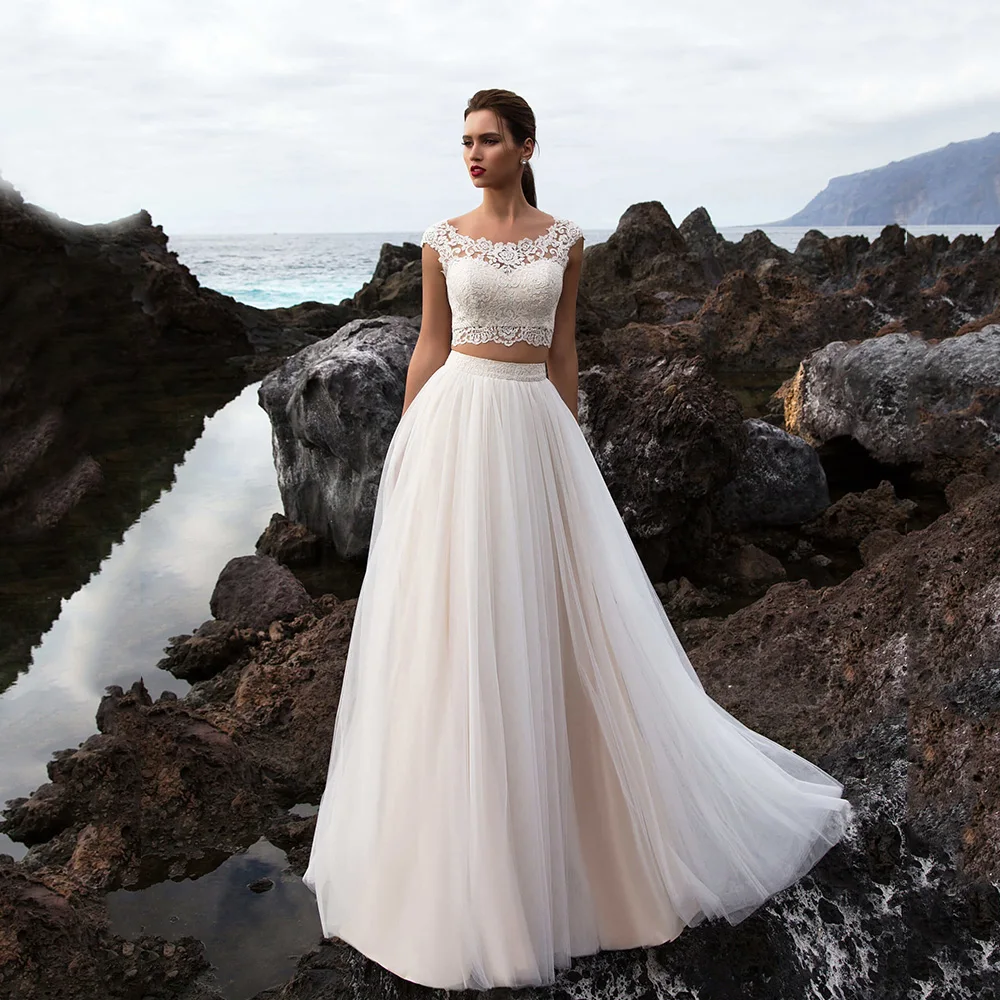 Modest Wedding Dress Crop Top Two Pieces A Line Bridal Gown Scoop Regular Floor Length Simple Vsetido De Novia 2021 Newest
Modest Wedding Dress Crop Top Two Pieces A Line Bridal Gown Scoop Regular Floor Length Simple Vsetido De Novia 2021 Newest