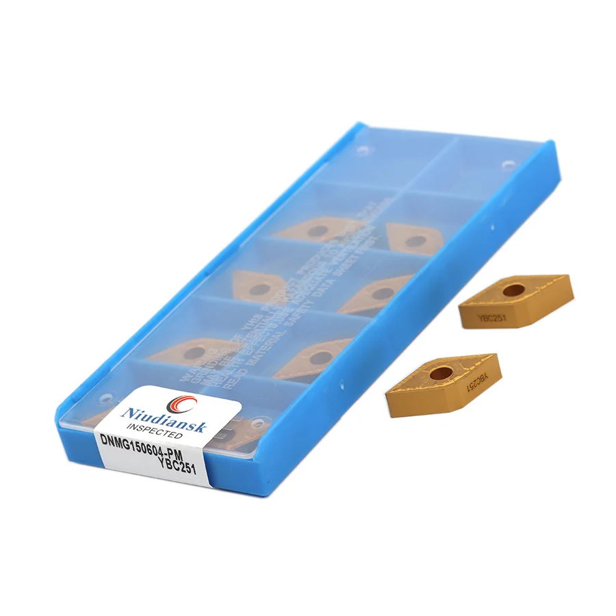 DNMG150404 DNMG150408 DNMG150604 DNMG150608-PM YBC251 YBC252 CNC Lathe Tool Carbide Insert External Turning Cutter Cutting Blade
DNMG150404 DNMG150408 DNMG150604 DNMG150608-PM YBC251 YBC252 CNC Lathe Tool Carbide Insert External Turning Cutter Cutting Blade