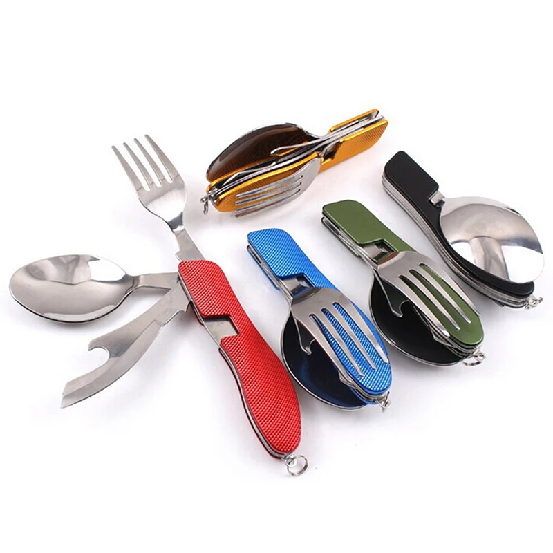 1 set Fpoon Fork Outdoor Tablewares Stainless Steel Camping Cutlery Folding sporks travel Outdoor
1 set Fpoon Fork Outdoor Tablewares Stainless Steel Camping Cutlery Folding sporks travel Outdoor