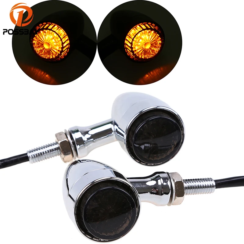 POSSBAY Vintage Motorcycle Turn Signals Light Scooter Indicator Light Lamps Universal For Honda Yamaha Suzuki Harley Kawasaki
POSSBAY Vintage Motorcycle Turn Signals Light Scooter Indicator Light Lamps Universal For Honda Yamaha Suzuki Harley Kawasaki