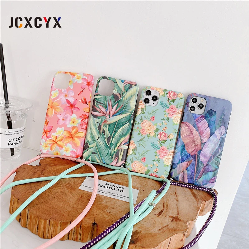 Flower plant leaves Necklace Lanyard Crossbody soft phone case For iPhone 12 Pro Max 12MiNi 11 Pro MAX X XS XR 7 8 plus SE 2020
Flower plant leaves Necklace Lanyard Crossbody soft phone case For iPhone 12 Pro Max 12MiNi 11 Pro MAX X XS XR 7 8 plus SE 2020