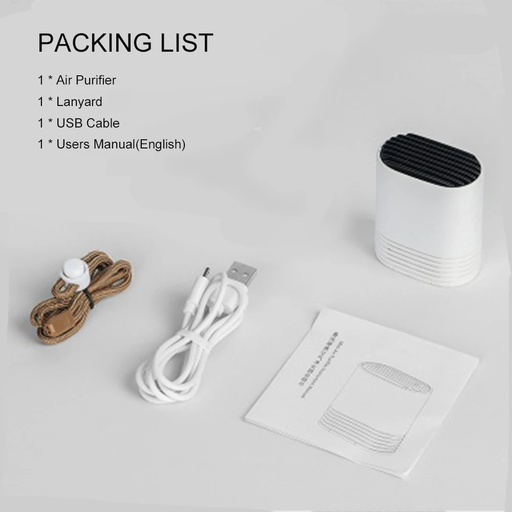 Air Purifier Portable Mini Hanging Neck Air Purifier Household Negative Ion Purifier Necklace Formaldehyde Removal PM2.5
Air Purifier Portable Mini Hanging Neck Air Purifier Household Negative Ion Purifier Necklace Formaldehyde Removal PM2.5