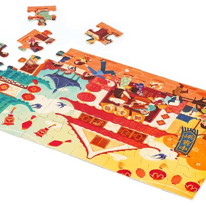 Toi Children Early Educational New Style Chinese Traditional Culture Level Kids Handmade Paper Cartoon Jigsaw Puzzle Game Toys
Toi Children Early Educational New Style Chinese Traditional Culture Level Kids Handmade Paper Cartoon Jigsaw Puzzle Game Toys