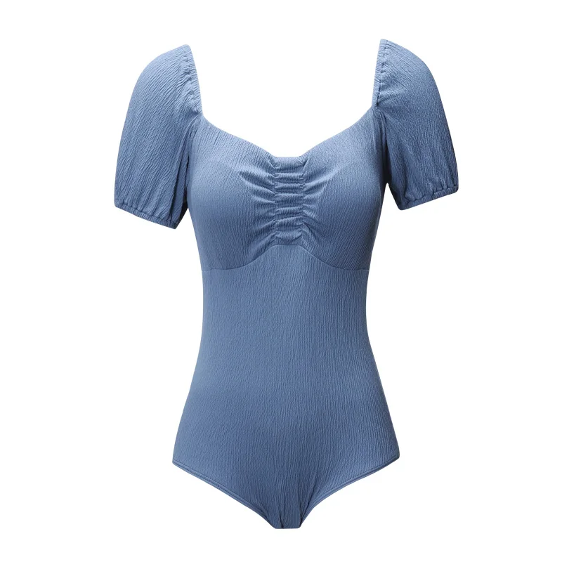 One Piece Swimsuit Women Solid Backless Short Sleeve Bodysuit Swimwear Push Up Monokini Bathing Suit Beachwear Swimming Suit
One Piece Swimsuit Women Solid Backless Short Sleeve Bodysuit Swimwear Push Up Monokini Bathing Suit Beachwear Swimming Suit