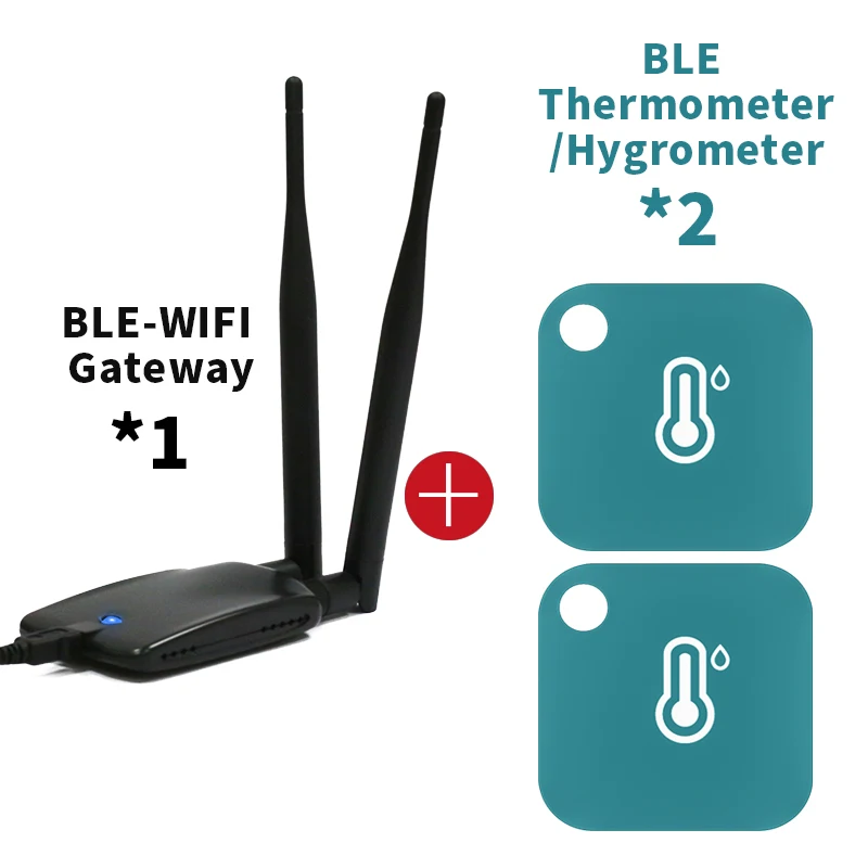 Датчик температуры и влажности с Wi Fi монитором беспроводной шлюз Bluetooth термометр