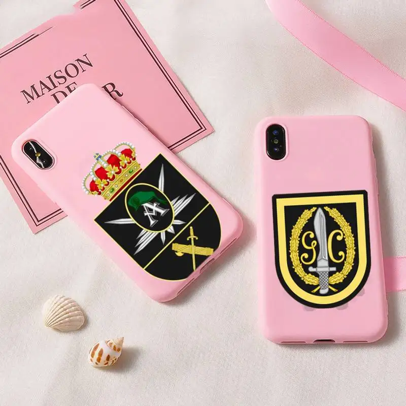 Emblem Of The Spanish Civil Guard Phone Case For Iphone 6 6s 7 8 Plus XR X XS XSmax 11 12 Pro Mini Max Candy Pink Silicone Cover
Emblem Of The Spanish Civil Guard Phone Case For Iphone 6 6s 7 8 Plus XR X XS XSmax 11 12 Pro Mini Max Candy Pink Silicone Cover