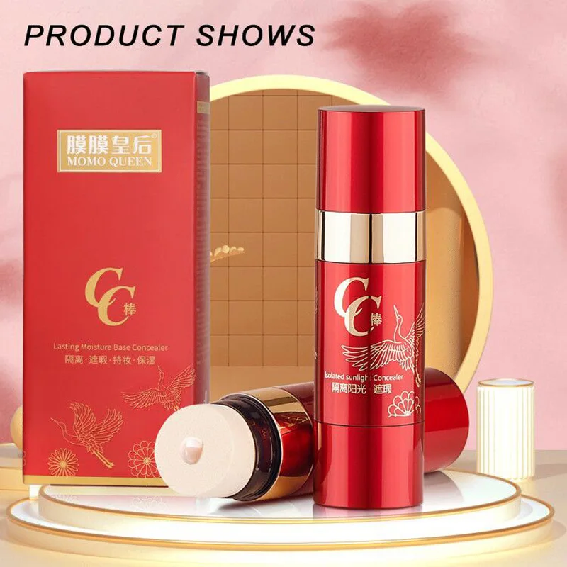 CC Concealer Stick Moisturizes And Makeup Face Light Natural Brighten Skin BB Cream Long Lasting Cosmetics
CC Concealer Stick Moisturizes And Makeup Face Light Natural Brighten Skin BB Cream Long Lasting Cosmetics