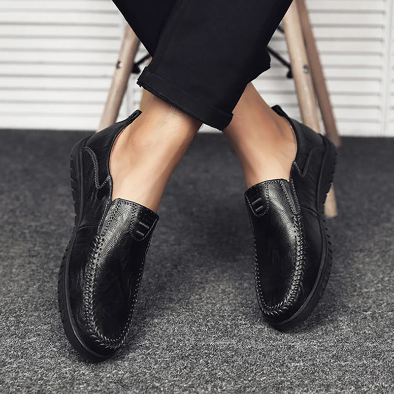 REETENE Fashion Leather Casual Men Shoes High Quality Leather Men'S Shoes Genuine Leather Shoes Men Comfortable Loafers Men
REETENE Fashion Leather Casual Men Shoes High Quality Leather Men'S Shoes Genuine Leather Shoes Men Comfortable Loafers Men