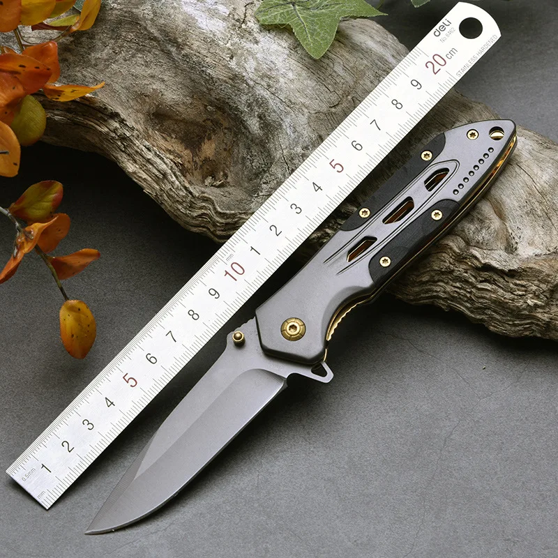 Outdoor Folding Knife High Hardness Tactical Portable Folding Knife Camping Multi-purpose Pocket Knife Survival Knife
Outdoor Folding Knife High Hardness Tactical Portable Folding Knife Camping Multi-purpose Pocket Knife Survival Knife