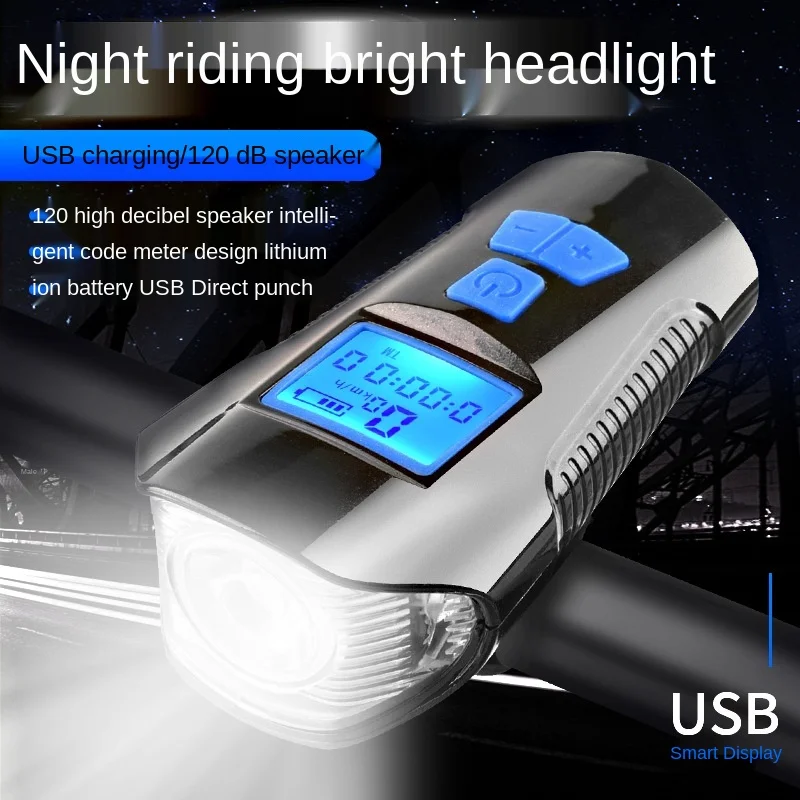 Handlebar Light Horn Light Night Riding Bicycle Code Meter Light USB Charging Mountain Bicycle Lights
Handlebar Light Horn Light Night Riding Bicycle Code Meter Light USB Charging Mountain Bicycle Lights