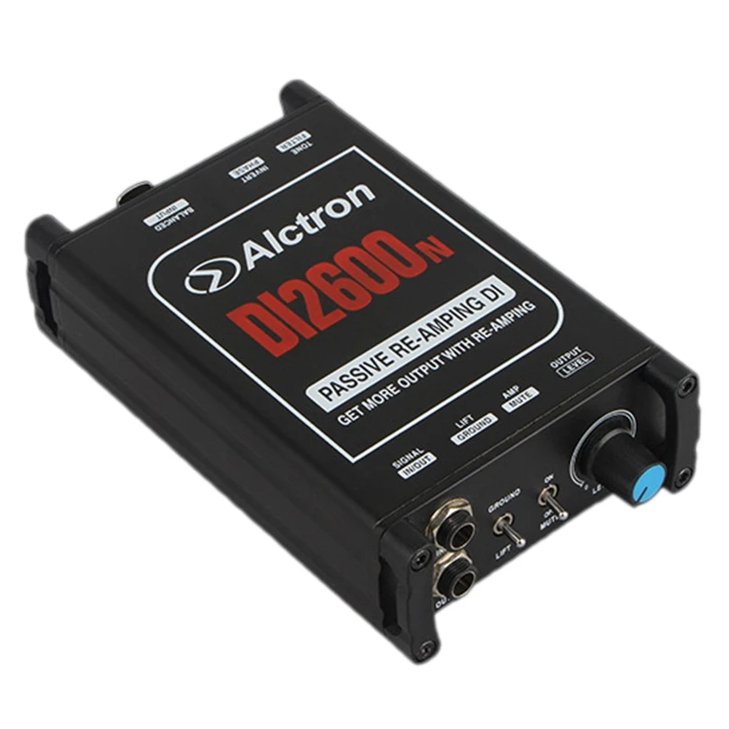 Alctron DI2600N Active DI Box DI Effector Signal Amplifier Editor Impedance Converter
Alctron DI2600N Active DI Box DI Effector Signal Amplifier Editor Impedance Converter