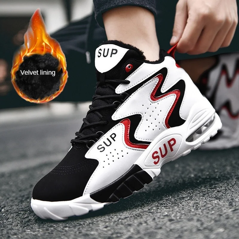 Winter New High-top Sneakers Running Sneakers Plus Velvet Cushion Men's Shoes Fashion Trend Couple Casual Shoes
Winter New High-top Sneakers Running Sneakers Plus Velvet Cushion Men's Shoes Fashion Trend Couple Casual Shoes
