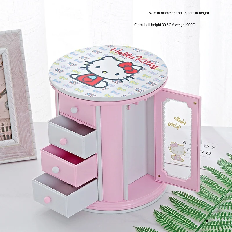 Creative Round Large-capacity Music Box with Three Drawers Vanity Mirror Jewelry Box Cartoon Music Box Music Box Children's Gift
Creative Round Large-capacity Music Box with Three Drawers Vanity Mirror Jewelry Box Cartoon Music Box Music Box Children's Gift