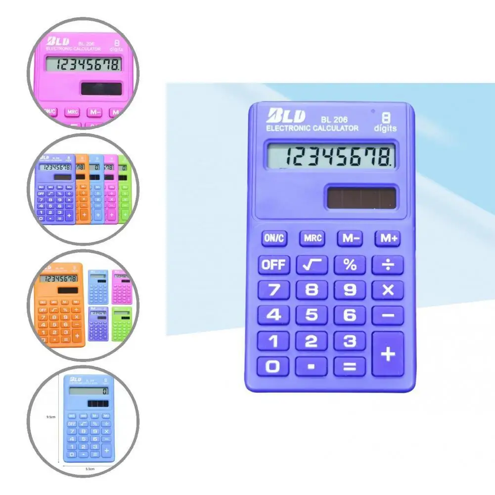 

Легкий высококачественный 8-разрядный мини-калькулятор, удобный карманный калькулятор, прочный для бизнесмена
