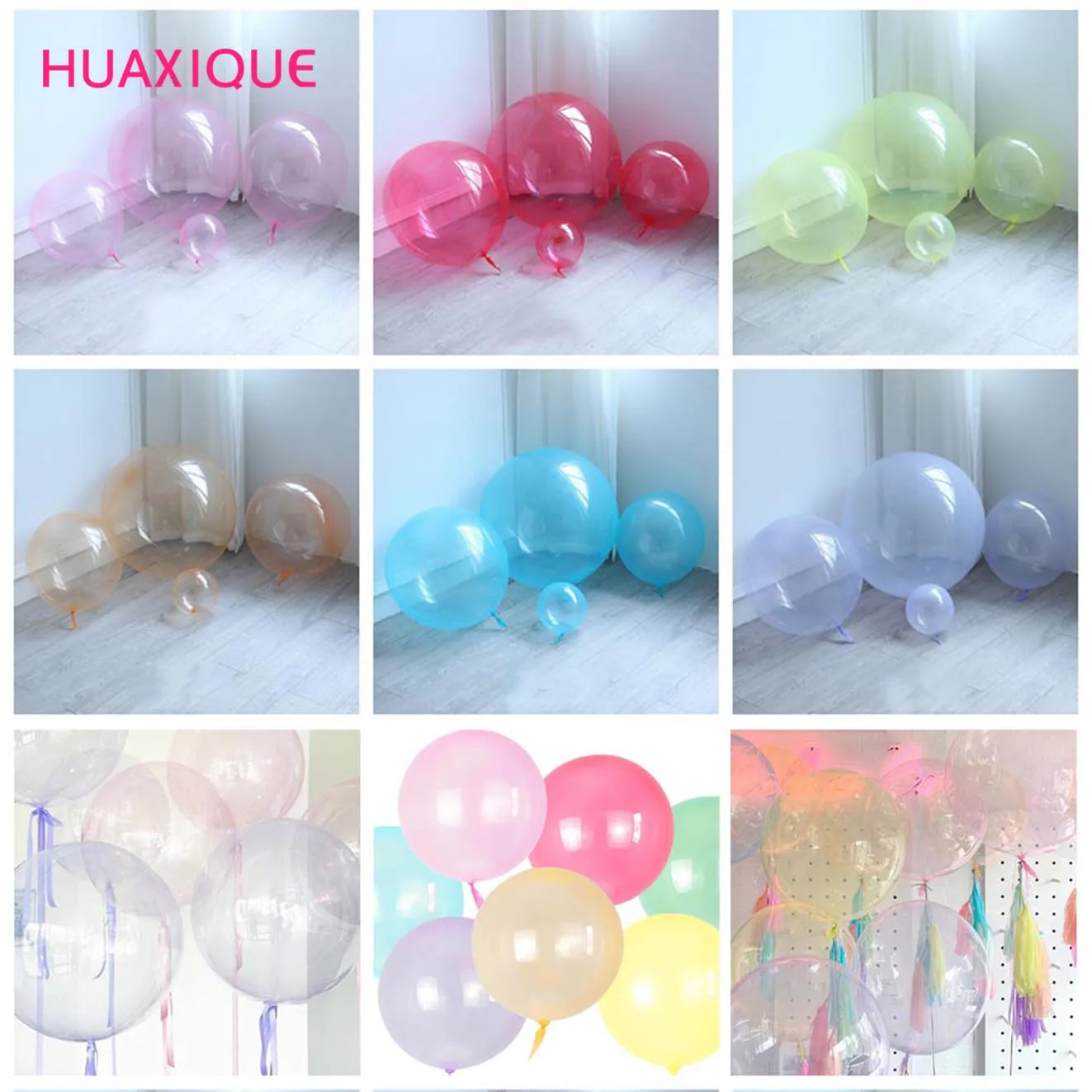 5Pcs 18 Inch Crystal Bobo Balloons Net Red Wedding Birthday Party Decors Transparent Round Color Helium Inflatabl Bobo Balloons
5Pcs 18 Inch Crystal Bobo Balloons Net Red Wedding Birthday Party Decors Transparent Round Color Helium Inflatabl Bobo Balloons