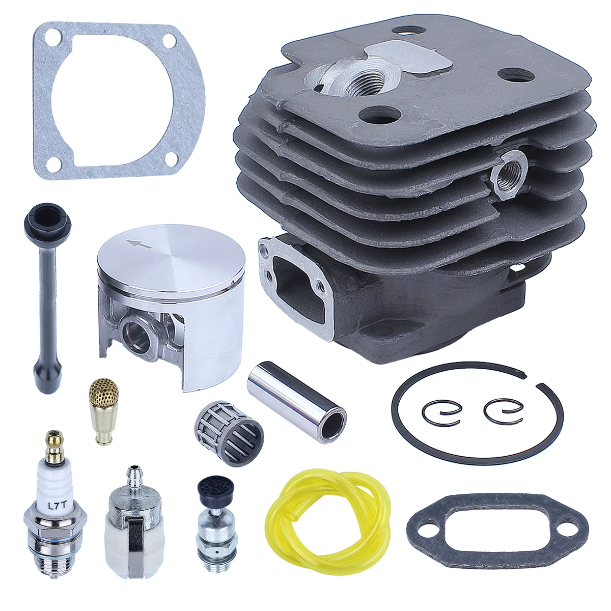 52mm Cylinder Piston Kit For Husqvarna 272 272XP 272K 268 61 Chainsaw Big Bore Replace 503758172 w Decompression Valve Gasket
52mm Cylinder Piston Kit For Husqvarna 272 272XP 272K 268 61 Chainsaw Big Bore Replace 503758172 w Decompression Valve Gasket