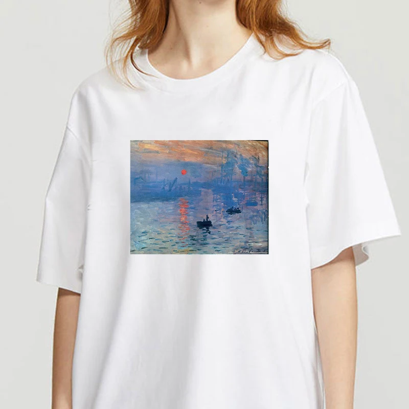 Female 90s Oil Painting Graphic Tee Summer Fashion T Shirt Women Aesthetic Vintage T Shirt Girls Summer New Fashion Tshirt
Female 90s Oil Painting Graphic Tee Summer Fashion T Shirt Women Aesthetic Vintage T Shirt Girls Summer New Fashion Tshirt