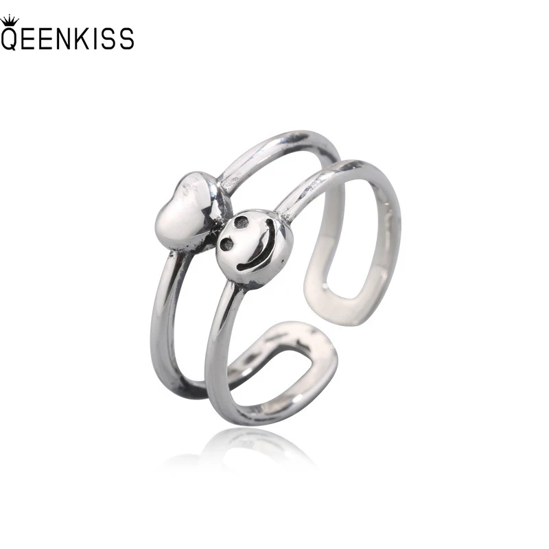 QEENKISS RG6559 2022Fine Jewelry Wholesale Fashion Woman Girl Birthday Wedding Gift Smiley Heart 925 Sterling Silver Open Ring
QEENKISS RG6559 2022Fine Jewelry Wholesale Fashion Woman Girl Birthday Wedding Gift Smiley Heart 925 Sterling Silver Open Ring