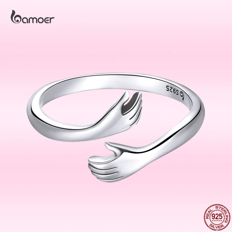 Bamoer Original Classic Guardian Rings Genuine 925 Sterling Silver Adjustable Ring Fashion Thanksgiving Birthday Jewelry Gift
Bamoer Original Classic Guardian Rings Genuine 925 Sterling Silver Adjustable Ring Fashion Thanksgiving Birthday Jewelry Gift