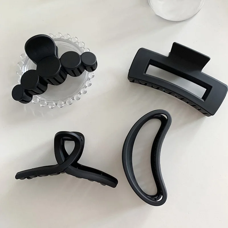 Korean Style Fashion Women Girls Acrylic Hair Claws Hair Clips Headwear Big Size Women Hair Accessories Ornament Black Big Size
Korean Style Fashion Women Girls Acrylic Hair Claws Hair Clips Headwear Big Size Women Hair Accessories Ornament Black Big Size