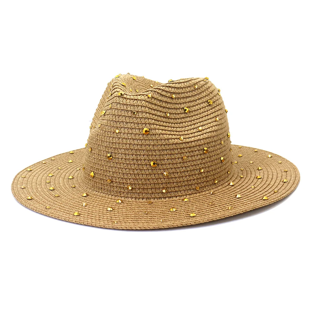 Women Hat Beach Summer Straw Hats for Women Diamond Sun Hats Sun Protection Beach Accessories Ladies Hat New Sombreros De Mujer
Women Hat Beach Summer Straw Hats for Women Diamond Sun Hats Sun Protection Beach Accessories Ladies Hat New Sombreros De Mujer