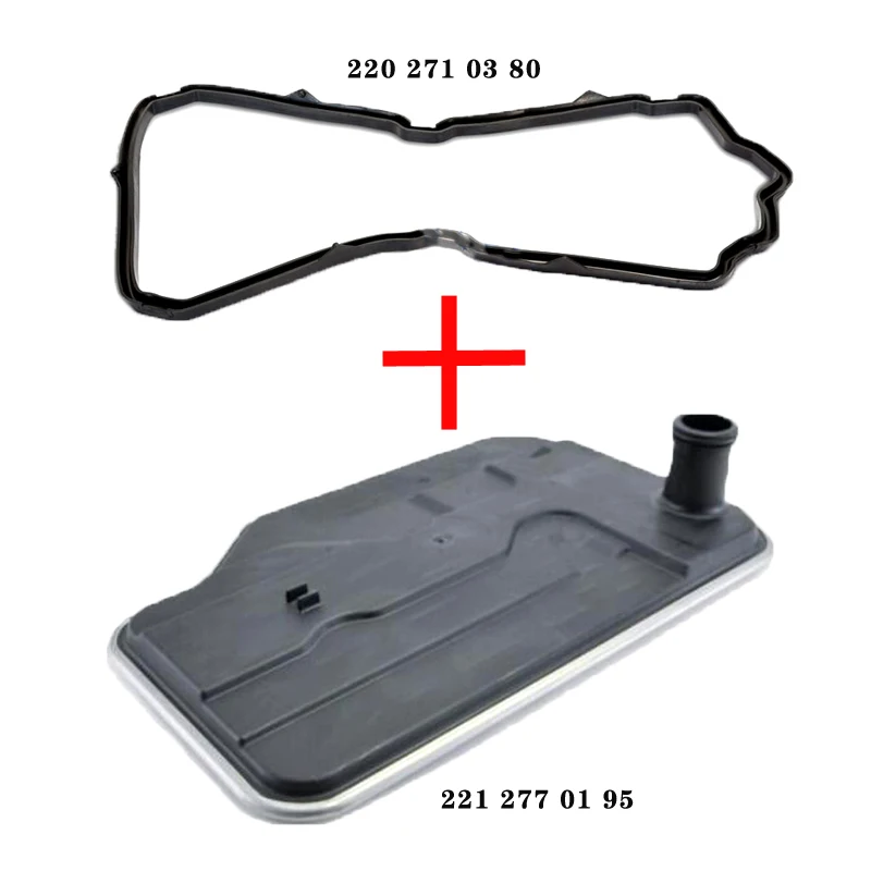 Transmission Filter +gasket for Mercedes-Benz W220 W221 C215 C216 R230 R171 R172 2202710380 2212770195
Transmission Filter +gasket for Mercedes-Benz W220 W221 C215 C216 R230 R171 R172 2202710380 2212770195