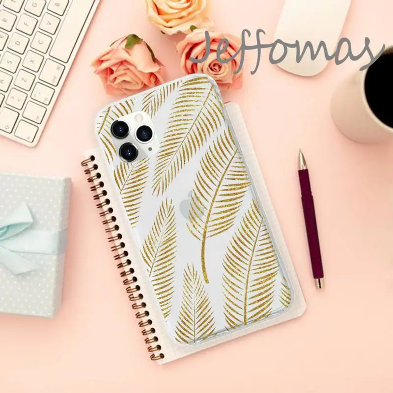 Golden leaf flower love leopard print Phone Case Transparent for iPhone 11 12 mini pro XS MAX 8 7 6 6S Plus X 5S SE 2020 XR
Golden leaf flower love leopard print Phone Case Transparent for iPhone 11 12 mini pro XS MAX 8 7 6 6S Plus X 5S SE 2020 XR