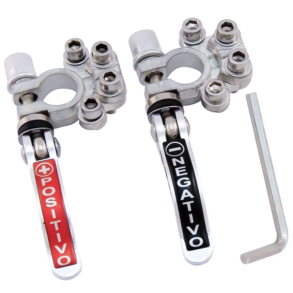 1 Pair Tool-free Quick Disconnect Battery Main Cable Terminal Terminal Closure Connector Quick Release Professional Spare Parts
1 Pair Tool-free Quick Disconnect Battery Main Cable Terminal Terminal Closure Connector Quick Release Professional Spare Parts
