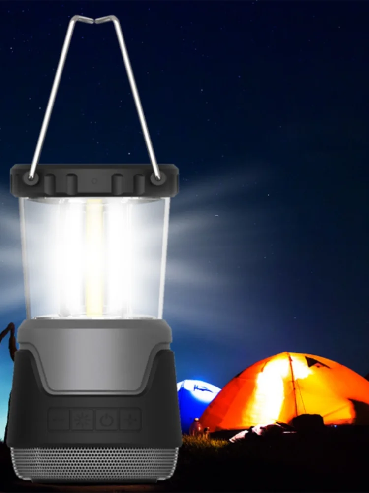 Портативный походный светильник с Bluetooth-динамиком, светодиодный Личная Светодиодная лампа с беспроводной зарядкой, оборудование для освещ...
Портативный походный светильник с Bluetooth-динамиком, светодиодный Личная Светодиодная лампа с беспроводной зарядкой, оборудование для освещ...