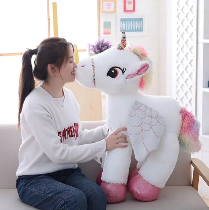 50/60 Kawaii Unicorn Plush Toys Giant Stuffed Animal Horse Toys for Children Soft Doll Home Decor Lover Birthday Gift
50/60 Kawaii Unicorn Plush Toys Giant Stuffed Animal Horse Toys for Children Soft Doll Home Decor Lover Birthday Gift