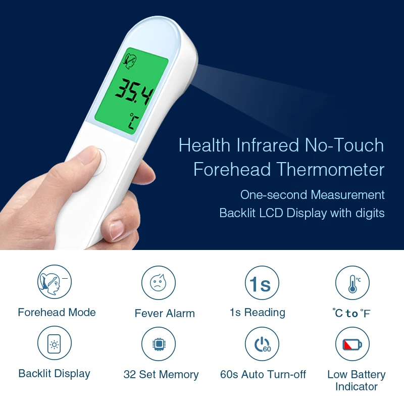 Rechargeable Finger Pulse Oximeter & Infrared Fever Thermometer blood oxygen Heart Rate Monitor OLED Sports Oximetro De Dedo
Rechargeable Finger Pulse Oximeter & Infrared Fever Thermometer blood oxygen Heart Rate Monitor OLED Sports Oximetro De Dedo