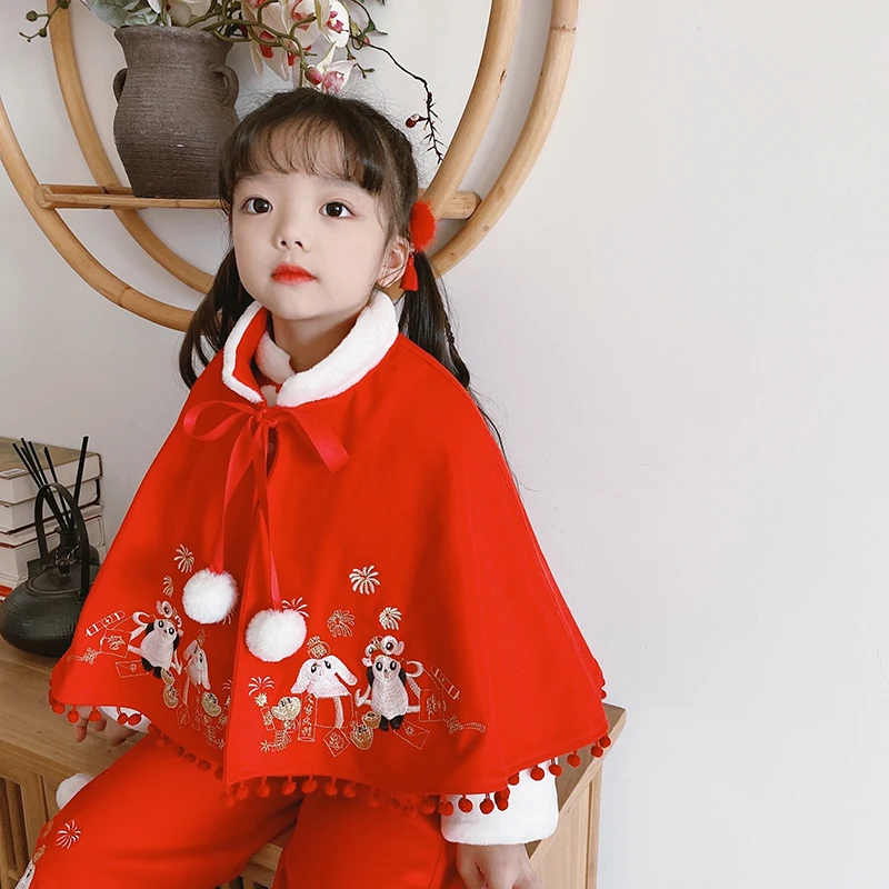 Traditional Chinese Costumes Hanfu For Girls Ancient Retro Tang New Year Suit Dance Cheongsam Kimono Toddler Cloth
Traditional Chinese Costumes Hanfu For Girls Ancient Retro Tang New Year Suit Dance Cheongsam Kimono Toddler Cloth