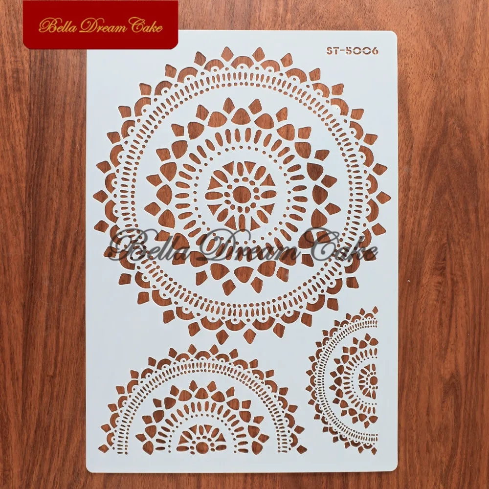 Round Lace Design Cake Mold DIY Layering Stencils Template Handmade Painting Scrapbook Coloring Embossing Decor Album Tools
Round Lace Design Cake Mold DIY Layering Stencils Template Handmade Painting Scrapbook Coloring Embossing Decor Album Tools