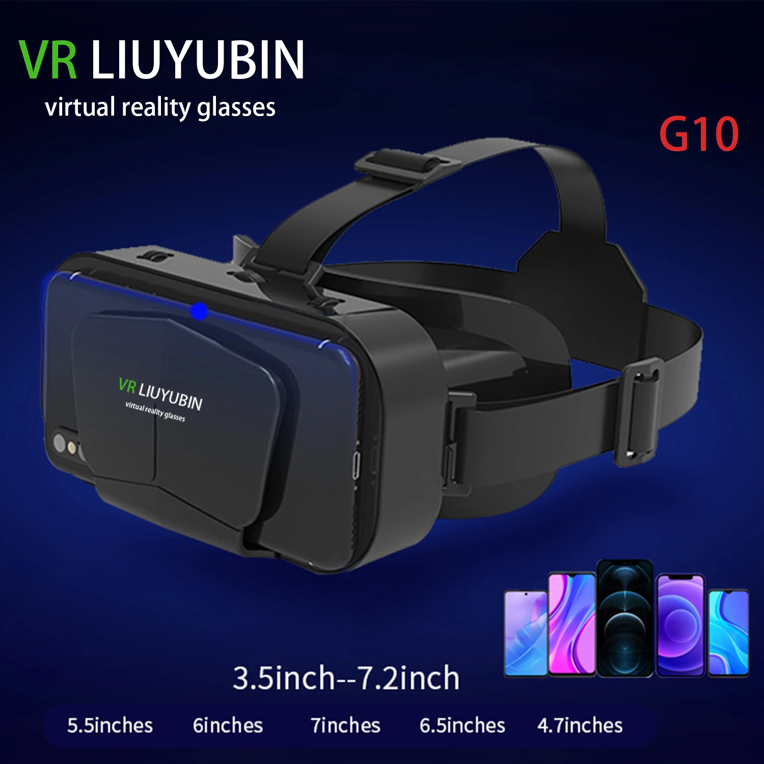 Очки виртуальной реальности VR Shinecon новая 3D гарнитура совместима с iPhone и Android Phone G10