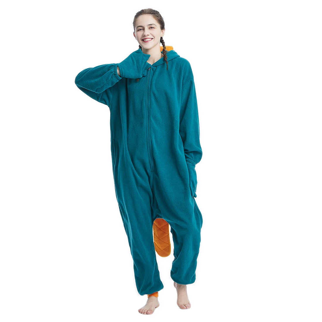 Unisex Adult Cartoon Onesie Pyjamas Animal Halloween Cosplay Pajamas Platypus Jumpsuit Costume
Unisex Adult Cartoon Onesie Pyjamas Animal Halloween Cosplay Pajamas Platypus Jumpsuit Costume