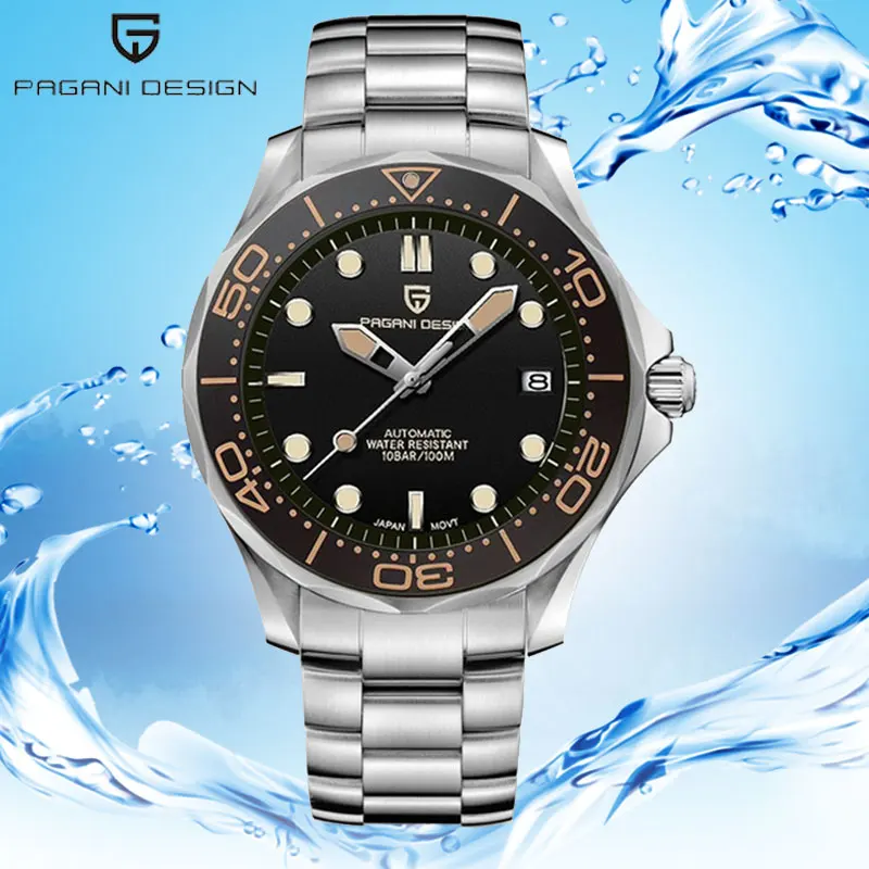 PAGANI DESIGN 2021 New Luxury Mens Automatic Mechanical Watches 42mm Sapphire Stainless Steel Leather 100M Waterproof Watch Man
PAGANI DESIGN 2021 New Luxury Mens Automatic Mechanical Watches 42mm Sapphire Stainless Steel Leather 100M Waterproof Watch Man