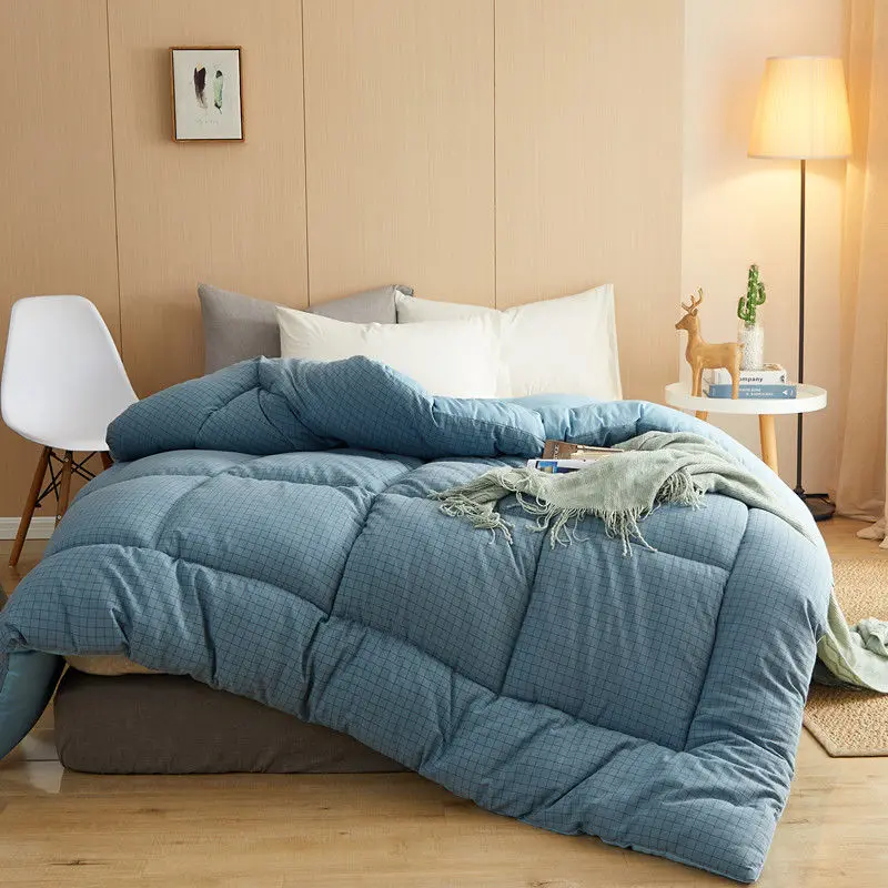 

Winter Quilt Comforter Autumn Double Quilt Single Dormitory Thick Comforter Air-conditioning Quilt Duvets Bedding Blanket Futon