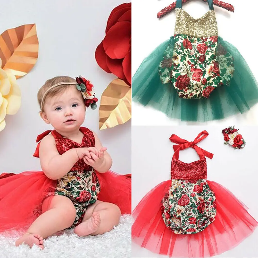 Toddler Kid Baby Girl Romper Dress 0-24M Christmas Red Sleeveless Flowers Sequined Print Party Tutu Dress Clothes
Toddler Kid Baby Girl Romper Dress 0-24M Christmas Red Sleeveless Flowers Sequined Print Party Tutu Dress Clothes
