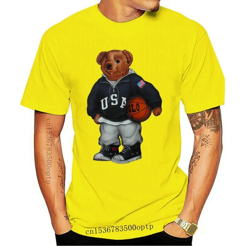 Summer Men's Casual White T-Shirt, Stylish Men's T-Shirt Fun BEAR Print-Top Men's Round Necklace Cotton-Short Sleeves
Summer Men's Casual White T-Shirt, Stylish Men's T-Shirt Fun BEAR Print-Top Men's Round Necklace Cotton-Short Sleeves