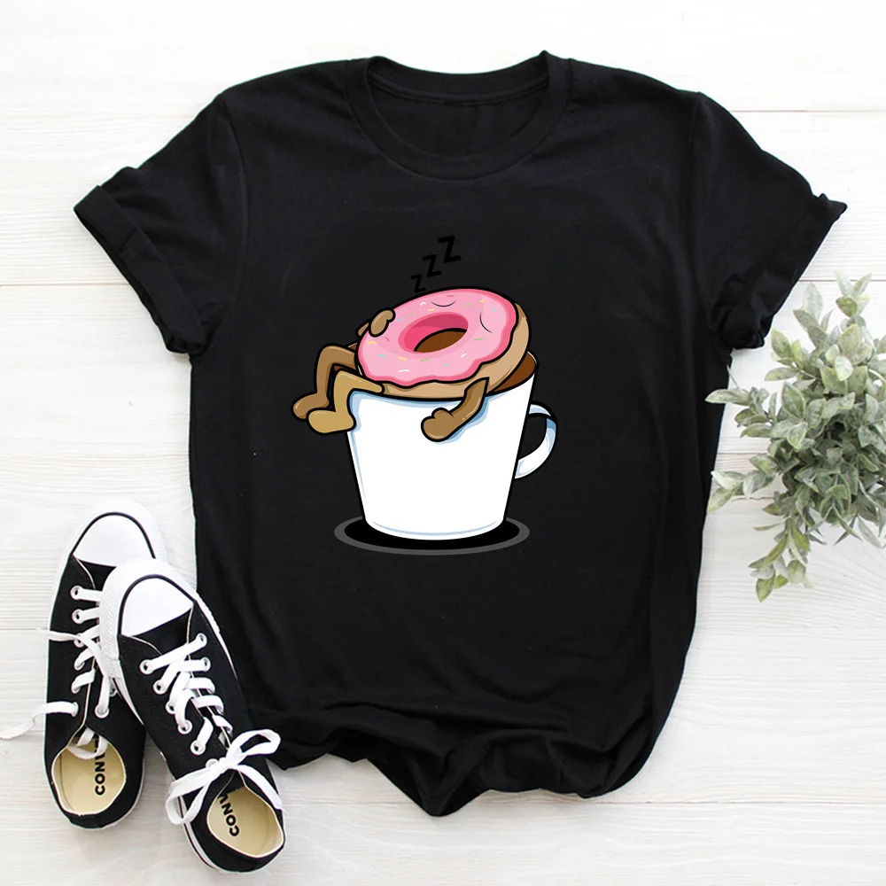 Donut Print T Shirt Women Summer Harajuku T Shirt Fashion Tops Female T-shirt Casual Tee Woman Clothing TX9626
Donut Print T Shirt Women Summer Harajuku T Shirt Fashion Tops Female T-shirt Casual Tee Woman Clothing TX9626
