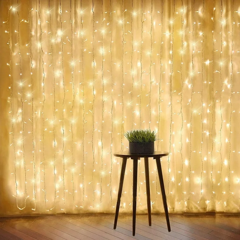 Garland Curtain for Room Wedding Christmas Lights Decoration Curtain Light Home Festoon Led Lighting Decor Fairy Lamp
Garland Curtain for Room Wedding Christmas Lights Decoration Curtain Light Home Festoon Led Lighting Decor Fairy Lamp