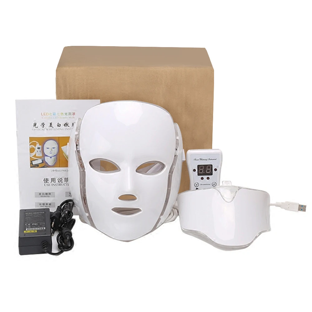 Face Instrument Facial Mask Photon Therapy 7 Color LED Mask Skin Rejuvenation Anti Acne Wrinkle Beauty Salon Spa Anti Aging Tool
Face Instrument Facial Mask Photon Therapy 7 Color LED Mask Skin Rejuvenation Anti Acne Wrinkle Beauty Salon Spa Anti Aging Tool