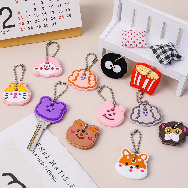Kawaii Small Animals Keychain Soft Rubber Bear Cat Apple Popcorn Girl Boy Trinket Bag Car Key Accessories Pendant Keyring Gift
Kawaii Small Animals Keychain Soft Rubber Bear Cat Apple Popcorn Girl Boy Trinket Bag Car Key Accessories Pendant Keyring Gift