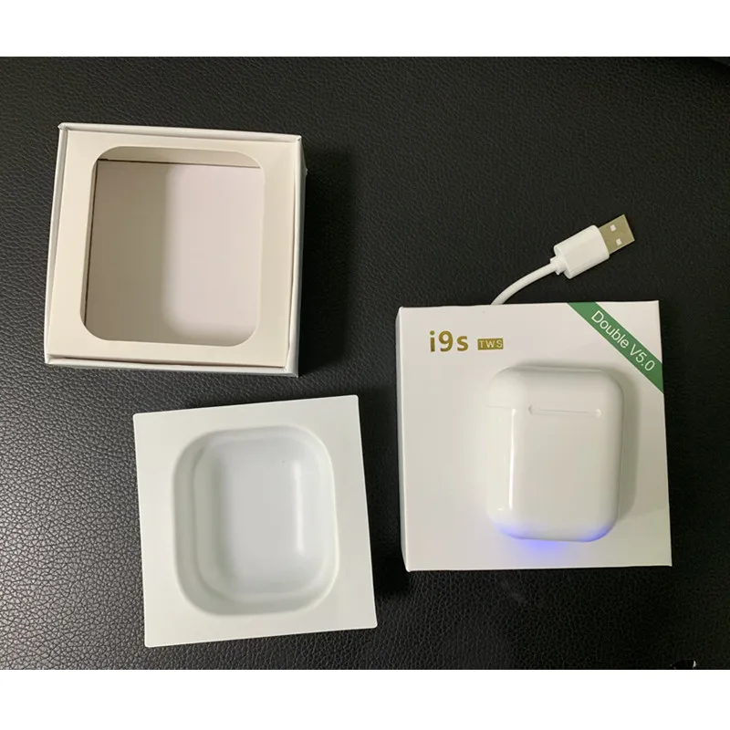 I9s tws Bluetooth наушники мини беспроводные спортивные гарнитура с зарядным